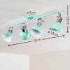 DOMPIERRE Ceiling light green, white, 4-light sources