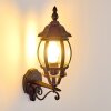 LENTUA outdoor wall light black, 1-light source