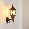 LENTUA outdoor wall light black, 1-light source
