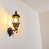 LENTUA outdoor wall light black, 1-light source