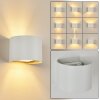 Badajoz Wall Light white, 1-light source