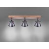 Leuchten Direkt Ceiling Light brushed steel, 3-light sources