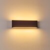 OBION Wall Light LED rust-coloured, 2-light sources