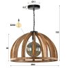 DUIVENHOEK Pendant Light Light wood, 1-light source