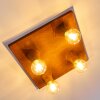KIMSTAD Ceiling Light rust-coloured, 4-light sources