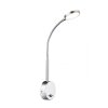 Globo wall light LED chrome, 1-light source