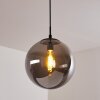 Agropoli Pendant Light smoke coloured, black, 1-light source