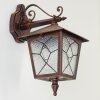 TOK Outdoor Wall Light brown, rust-coloured, 1-light source