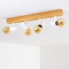 Barbengo Ceiling Light Light wood, white, 4-light sources