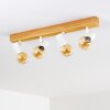 Barbengo Ceiling Light Light wood, white, 4-light sources