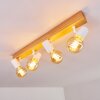 Barbengo Ceiling Light Light wood, white, 4-light sources