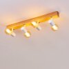 Barbengo Ceiling Light Light wood, white, 4-light sources