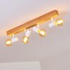 Barbengo Ceiling Light Light wood, white, 4-light sources