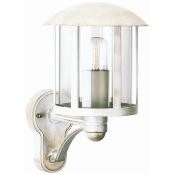 Albert 1834 outdoor wall light gold, white, 1-light source