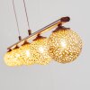 VIRGA Pendant Light rust-coloured, 5-light sources