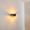 PADUA Wall Light brown, gold, 2-light sources