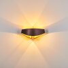PADUA Wall Light brown, gold, 2-light sources