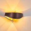 PADUA Wall Light brown, gold, 2-light sources