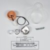 Gunnarn Pendant Light chrome, 1-light source