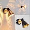 VANTAA wall light black-gold, 1-light source
