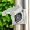 Norburg pedestal light, path light Stainless steel color, 1-light source