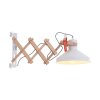 Steinhauer WOODY Wall Light Light wood, white, 1-light source