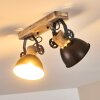 Ceiling Light Orny anthracite, Light wood, 2-light sources