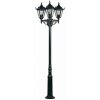 Albert 2049 outdoor wall light black, silver, 3-light sources