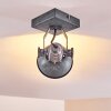 Gudo Ceiling Light grey, silver, 1-light source