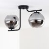 Cayuta Ceiling Light black, 2-light sources