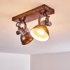 Gudo Ceiling Light brown, bronze, 2-light sources