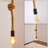 Pendant Light Riekje brown, black, 1-light source