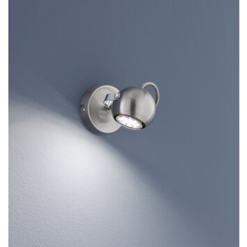 Reality BASTIA spotlight matt nickel, 1-light source