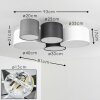 SKELBAEK Ceiling Light white, 5-light sources