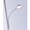 Leuchten Direkt HANS Floor Lamp LED stainless steel, 2-light sources