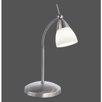 Paul Neuhaus PINO table lamp LED stainless steel, 1-light source