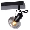 Ceiling Spotlight Lucide MADEE black, 3-light sources