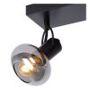 Ceiling Spotlight Lucide MADEE black, 3-light sources