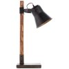 Table Lamp Brilliant Plow Dark wood, black, 1-light source