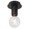 Globo HERMINE Ceiling Light black, 1-light source