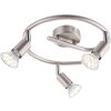 Globo MATRIX ceiling spotlight LED matt nickel, 3-light sources