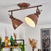 KOPPOM ceiling light rust-coloured, 2-light sources