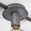 GUINAN Ceiling Light grey, black, 1-light source
