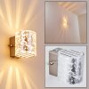 BAMAKO Wall Light silver, 1-light source