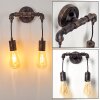 KOLYMA Wall Light black-gold, 2-light sources