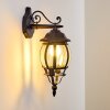 LENTUA outdoor wall light black, 1-light source