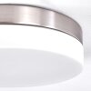 FRESNO Ceiling Light matt nickel, 2-light sources