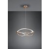 Trio CHARIVARI Pendant Light LED brass, 1-light source