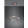 Trio CHARIVARI Pendant Light LED brass, 1-light source