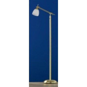 Trio 4035 floor lamp brass, 1-light source